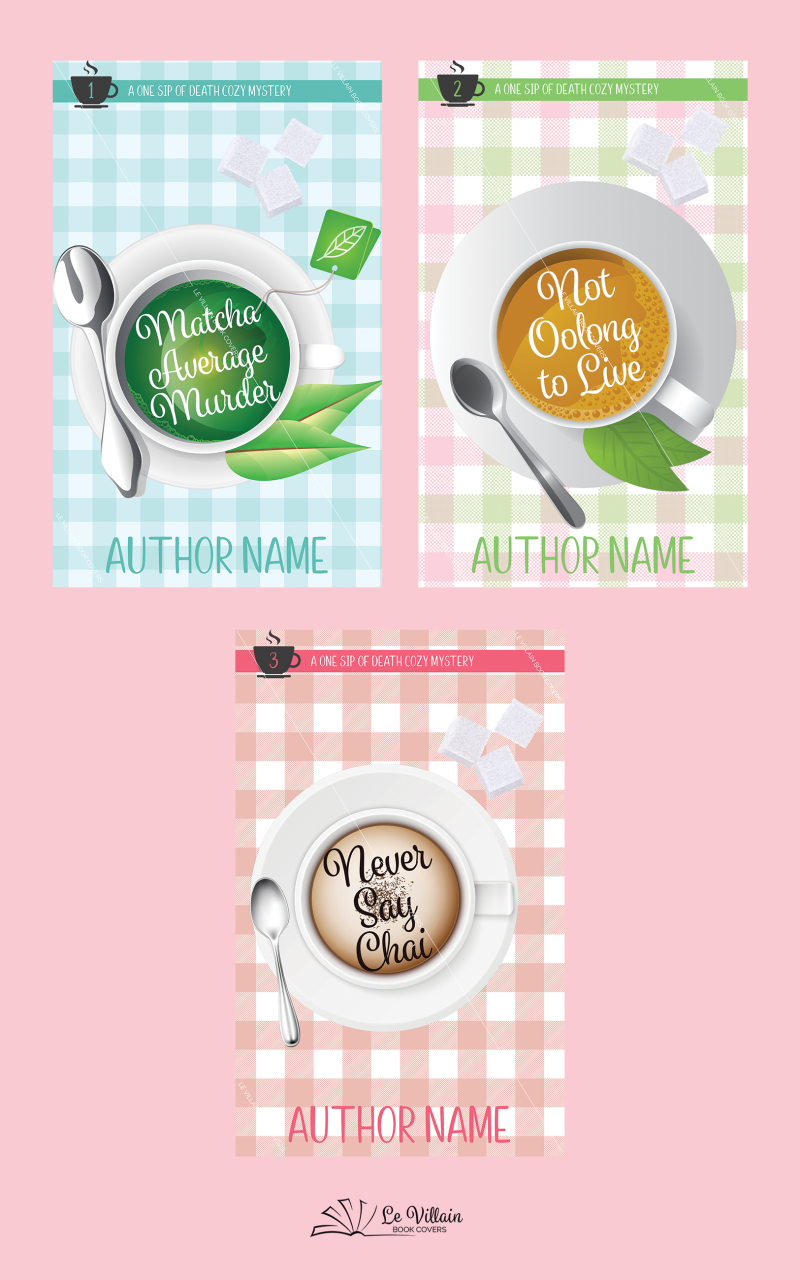 Premade Tea Cozy Mystery Cover Bundle (Set of Three/Trilogy)